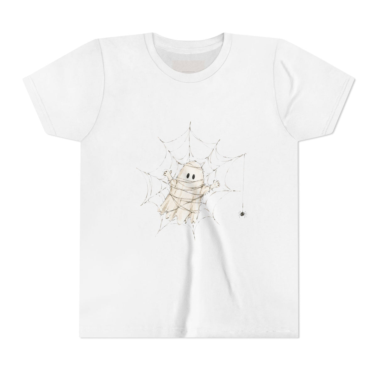 Cute Wrapped Mummy Ghost Halloween Shirt