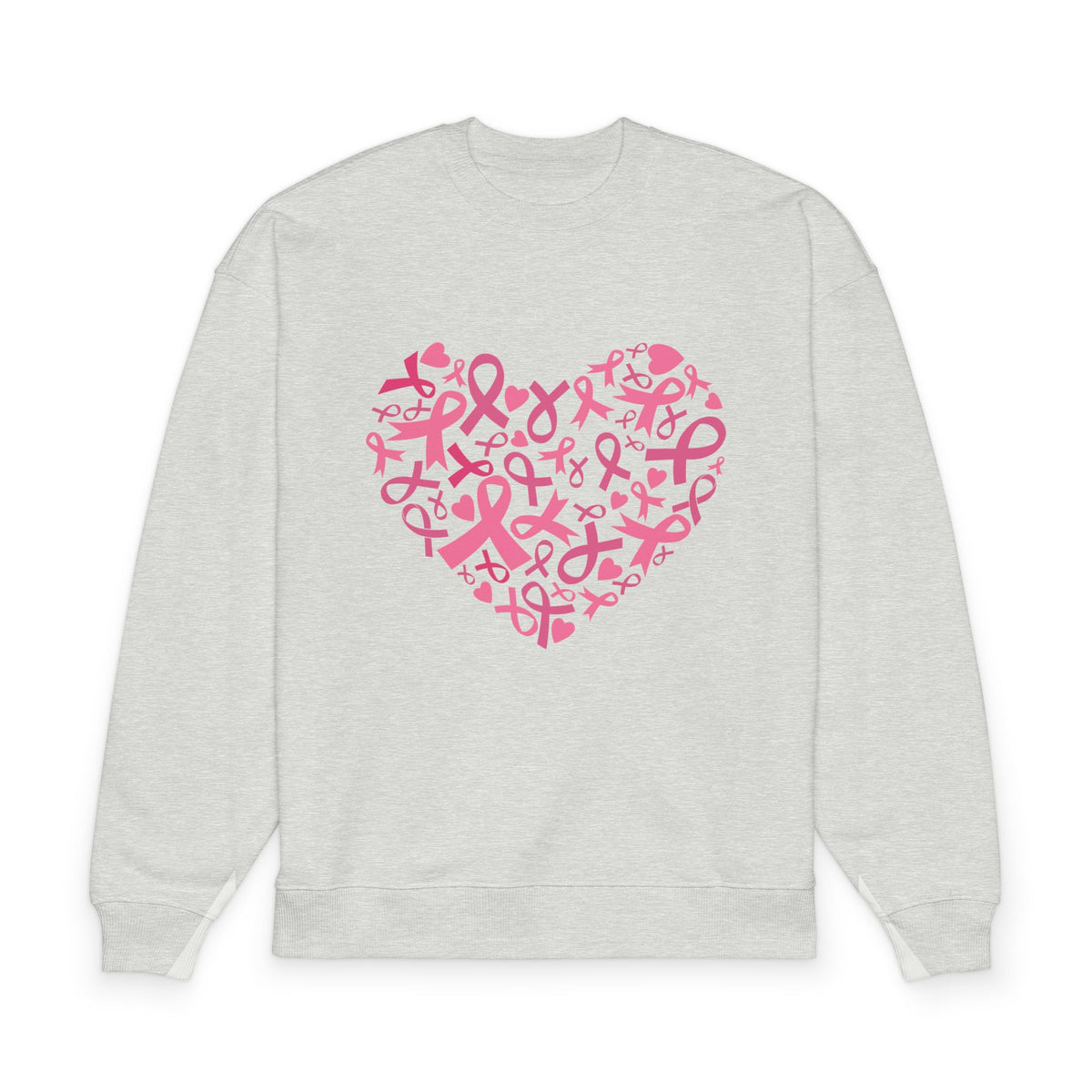 Breast Cancer Awareness Heart Sweatshirt