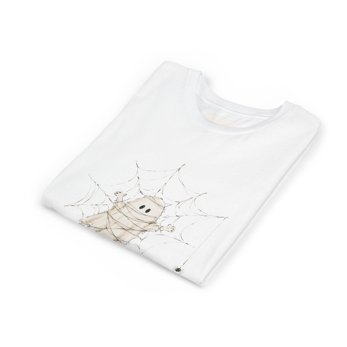 Cute Wrapped Mummy Ghost Halloween Shirt